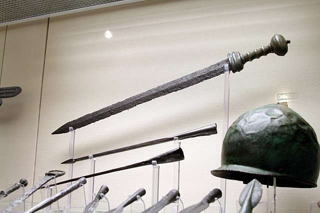 A sword that one of the Roman Soldiers used. 