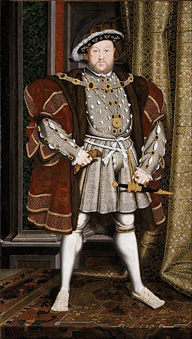 A portrait of King Henry VIII.