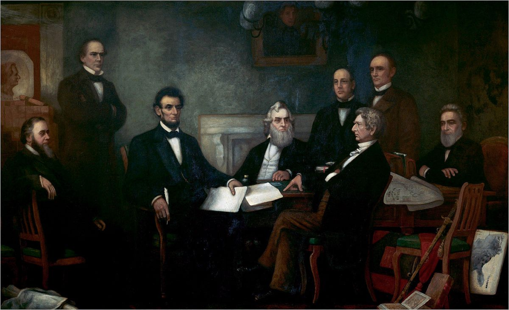 First Reading of the Emancipation Proclamation of President Lincoln.