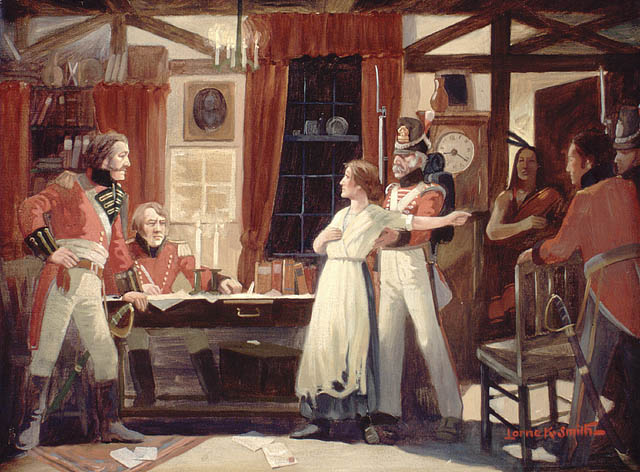 Laura Secord: A Canadian heroine of the War of 1812.
