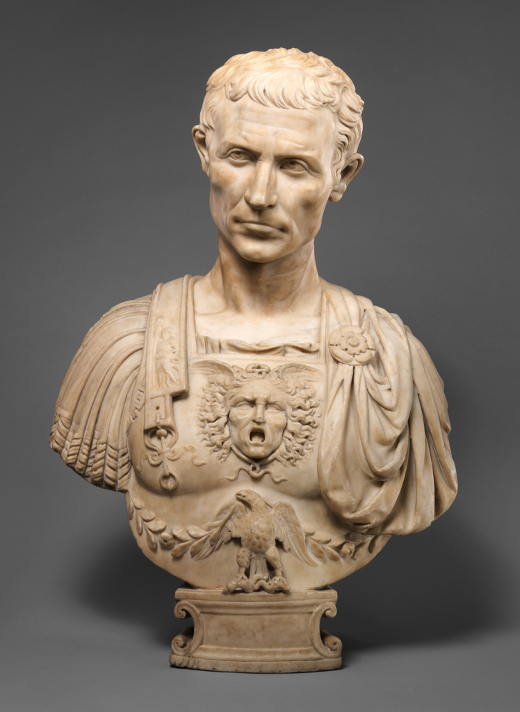 Julius Caesar is a famous Roman general in the Roman Empire. 
