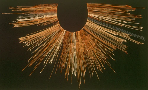 Ancient Inca writing system called quipu. 