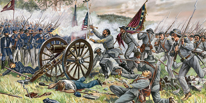 Union States: Depiction of the American Civil War. 