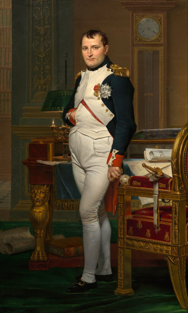 Napoleonic Wars: Portrait of Napoleon Bonaparte. 