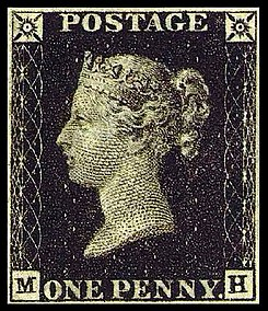 The Penny Black was  one of the Victorian inventions and the world's first adhesive postage stamp used in a public postal system.