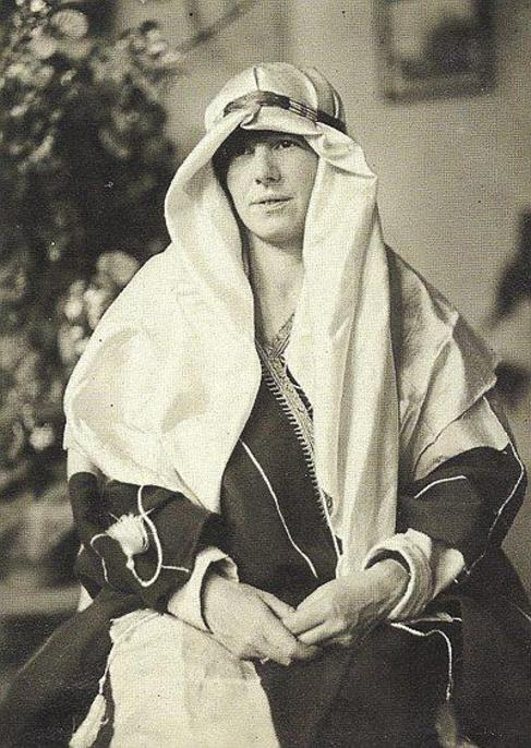 Freya Stark, one of the famous explorers. She was one of the first non-Arabs to travel through the southern Arabian Desert.